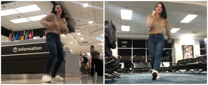 Copertina di Perde la coincidenza ma la prende con ironia: l’idea di questa ragazza è geniale. Ecco cosa si è inventata in aeroporto