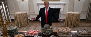 Copertina di Trump offre hamburger e patatine ai campioni di football. Il menù “americano” alla Casa Bianca per colpa dello shutdown