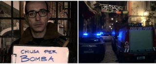Copertina di Napoli, Gino Sorbillo davanti alla sua pizzeria: “Dopo l’incendio non poteva mancare la bomba”