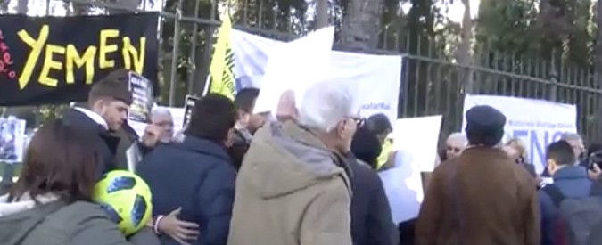 Copertina di Supercoppa Milan-Juve, sit-in di protesta davanti ambasciata Saudita. Usigrai: “Scelta scellerata”