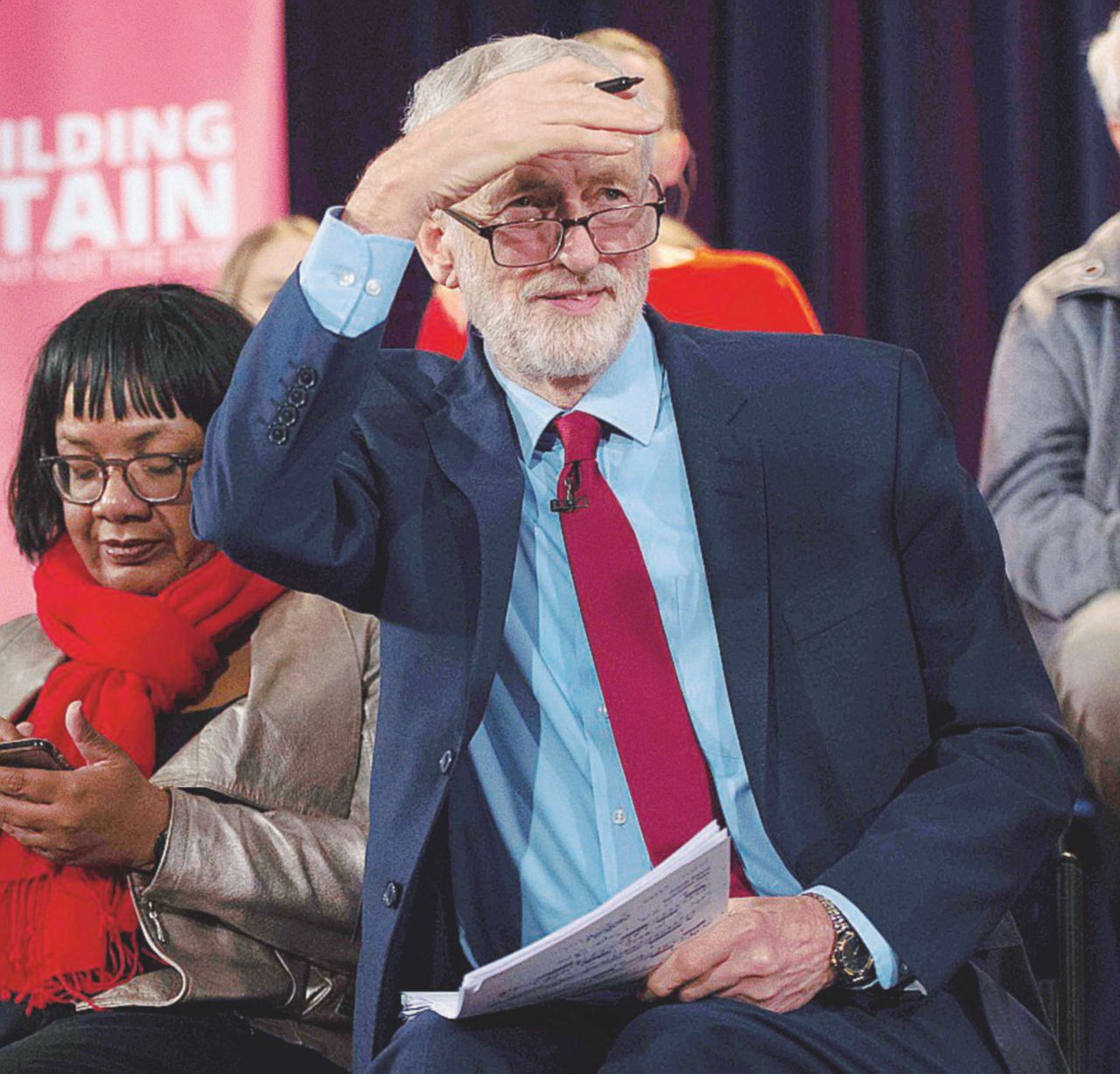 Tanti saluti - Jeremy Corbyn durante l’intervento ad Hastings - Ansa Brexit, il muro di Corbyn: non si tratta sul ‘no deal’