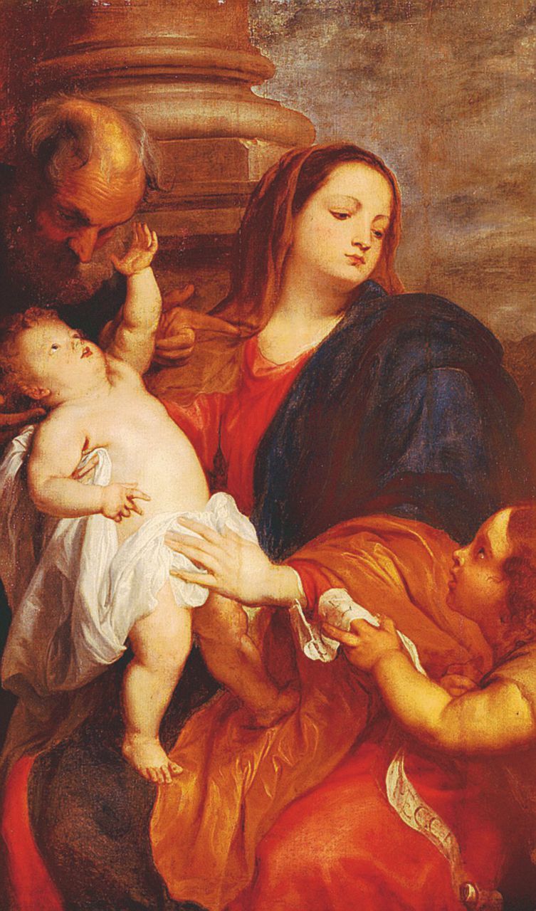 La sacra famiglia di Van Dyck Van Dyck, Veronese e Hayez: i tesori “dimenticati” di Carige