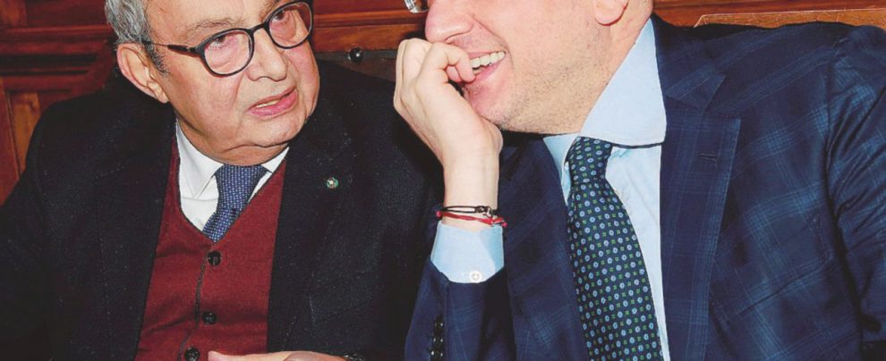 1. - A risate invertite - Vincenzo Boccia, presidente di Confindustria, si diverte con Giuseppe Bono, ad di Fincantieri, che fu beccato a ridire sotto il ponte Morandi Gattopardo clericale: anche i “bergogliani” santificano Belzebù