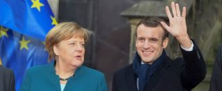 Trattato di Aquisgrana, Merkel e Macron: “Insieme di fronte a populismo”. Tusk: “Non sia un’alternativa a dialogo l’Ue”