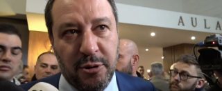 Copertina di Migranti, Salvini: “Promesse non mantenute? Lavoriamo in silenzio, con tutto il rispetto”. E replica stizzito pure sul ruolo di Conte