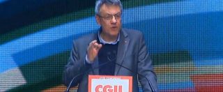 Copertina di Cgil, Landini all’Assemblea: “Noi uniti di fronte a sinistra frantumata. Nostra ambizione è cambiare la società”