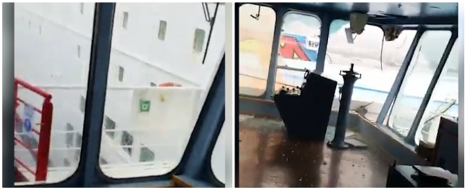 Copertina di Olbia, violento scontro tra due traghetti. Il momento dell’impatto a bordo: “Ci piglia, ci piglia!”