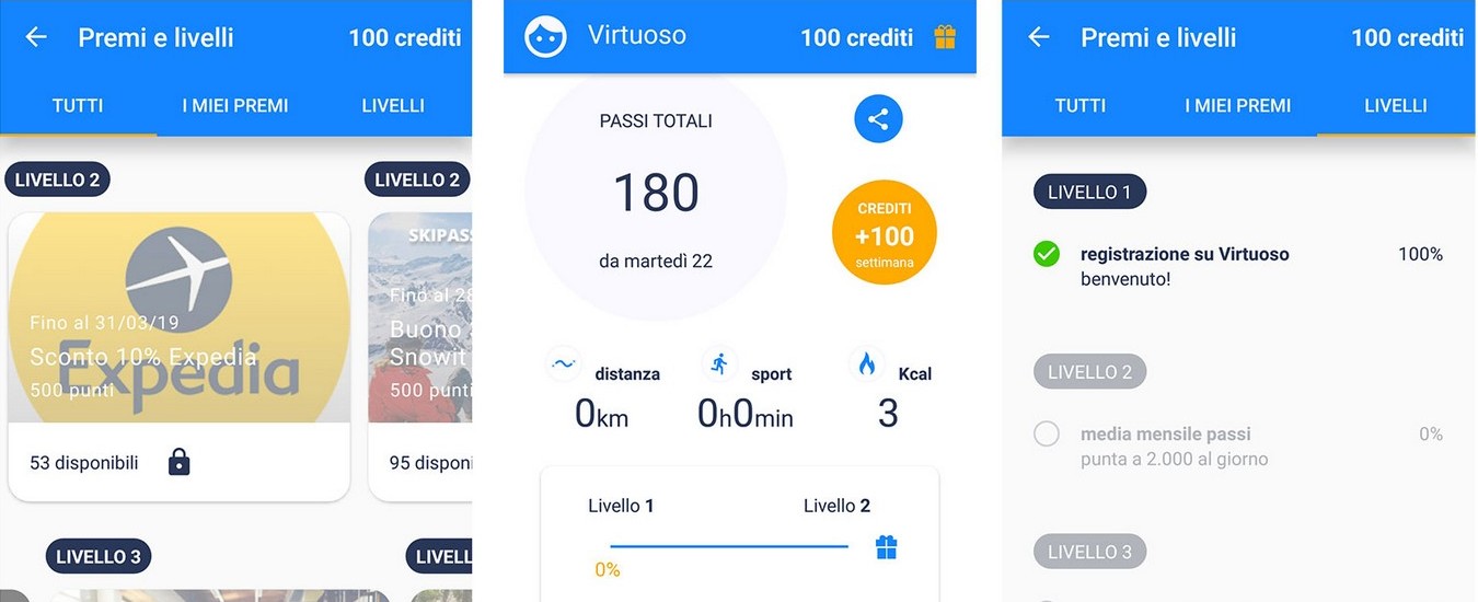 Healthy Virtuoso, l’app italiana che incentiva a muoversi per migliorare il proprio stile di vita