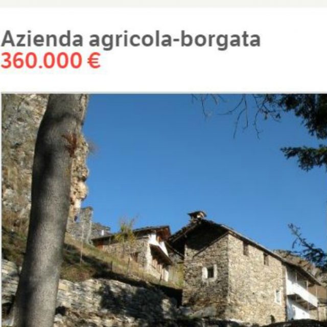 Cuneo, il borgo montano di Batuira è in vendita su Subito.it a 360mila euro: “Costa come un bilocale a Milano”