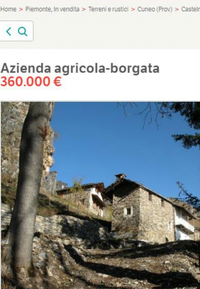 Cuneo Il Borgo Montano Di Batuira è In Vendita Su Subitoit
