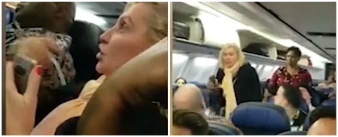 Copertina di “Sedete voi in mezzo a questi due maiali”: scoppia la lite in volo e per la signora maleducata finisce male