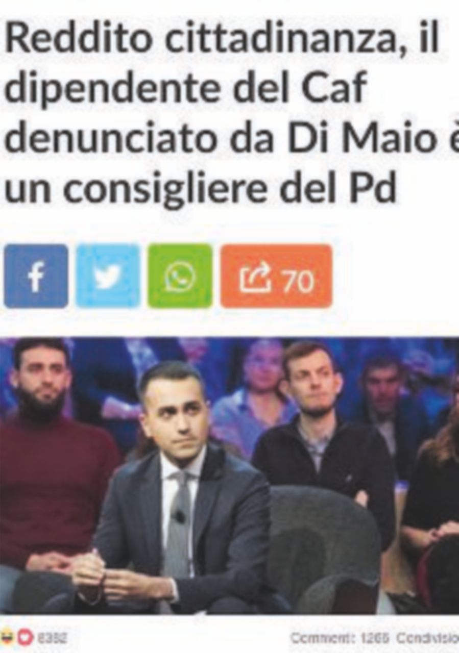 “Così si imbroglia sul sussidio”, Di Maio manda i controlli
