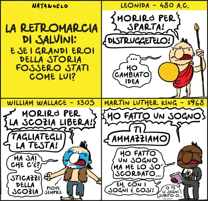 La retromarcia di Salvini