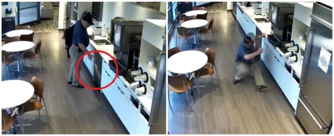 Copertina di L’epic fail del truffatore: getta il ghiaccio per terra e simula la caduta per farsi risarcire. Ma per lui finisce male…