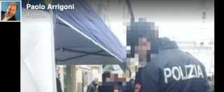 Copertina di Poliziotti in divisa a banchetto pro-Salvini la questura di Ascoli apre un’inchiesta. Polemica: “Foto da Paese autoritario”
