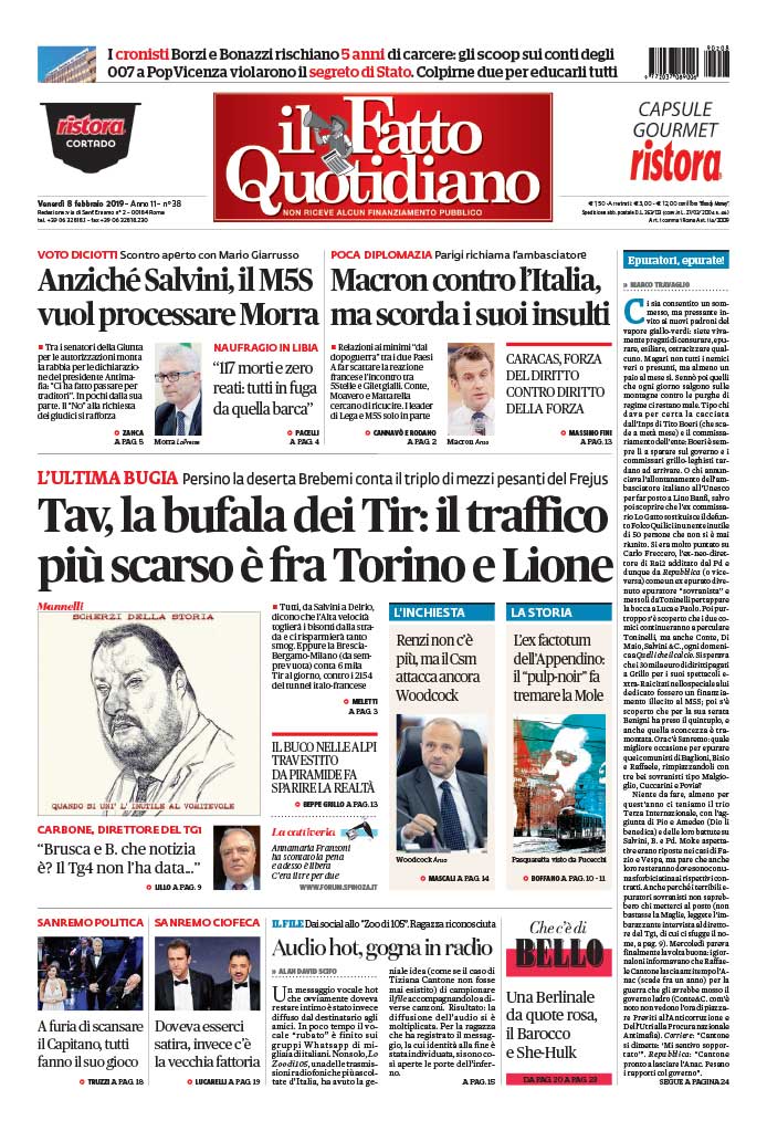 Tav, la bufala dei Tir: il traffico più scarso è fra Torino e Lione