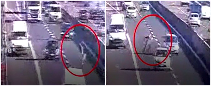 Copertina di Pistoia, perde la merce in mezzo all’autostrada: il (doppio) folle gesto dell’autista per recuperarla