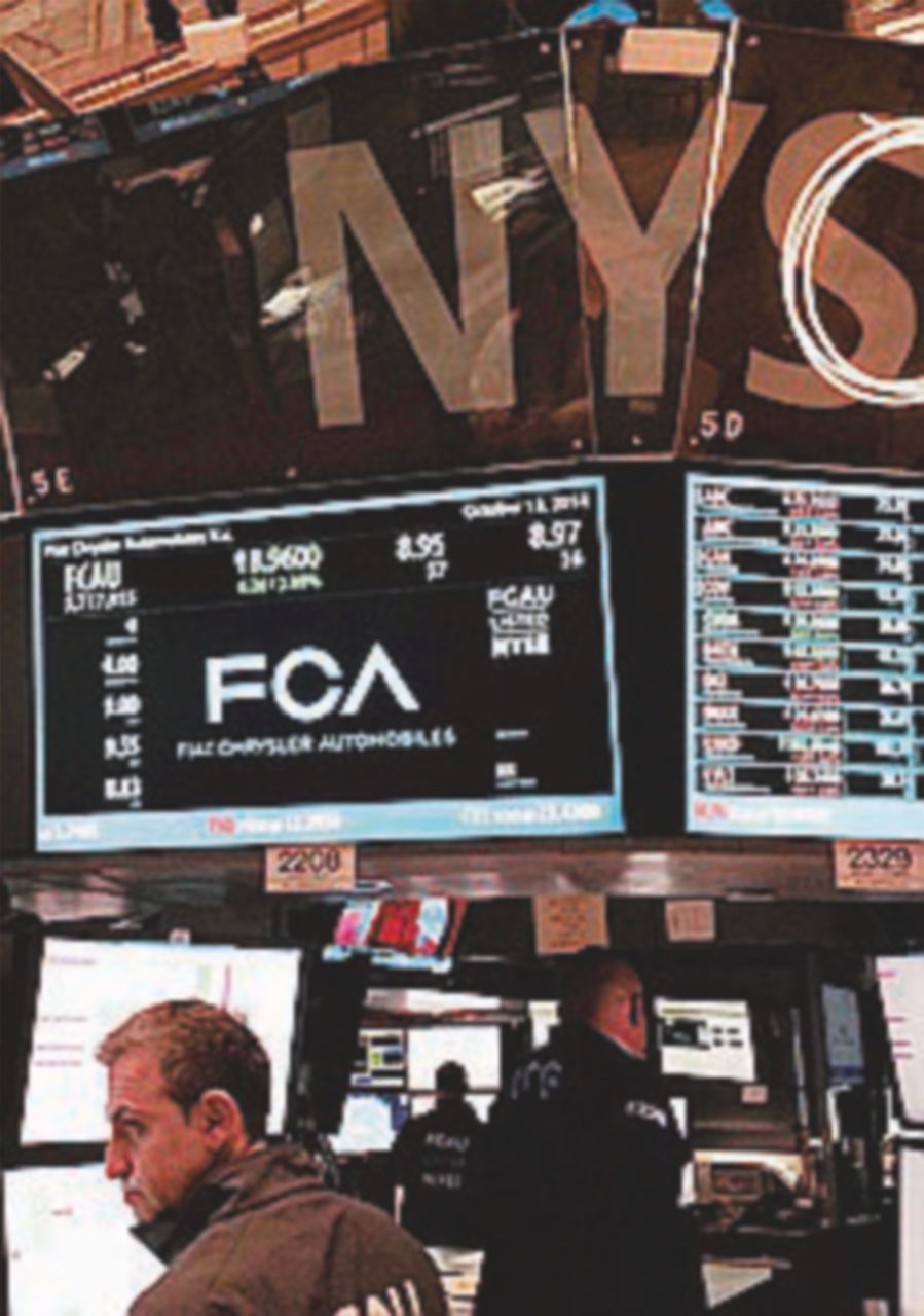 Fca, utile 2018 al +3% ma crolla in Borsa per le stime sul 2019
