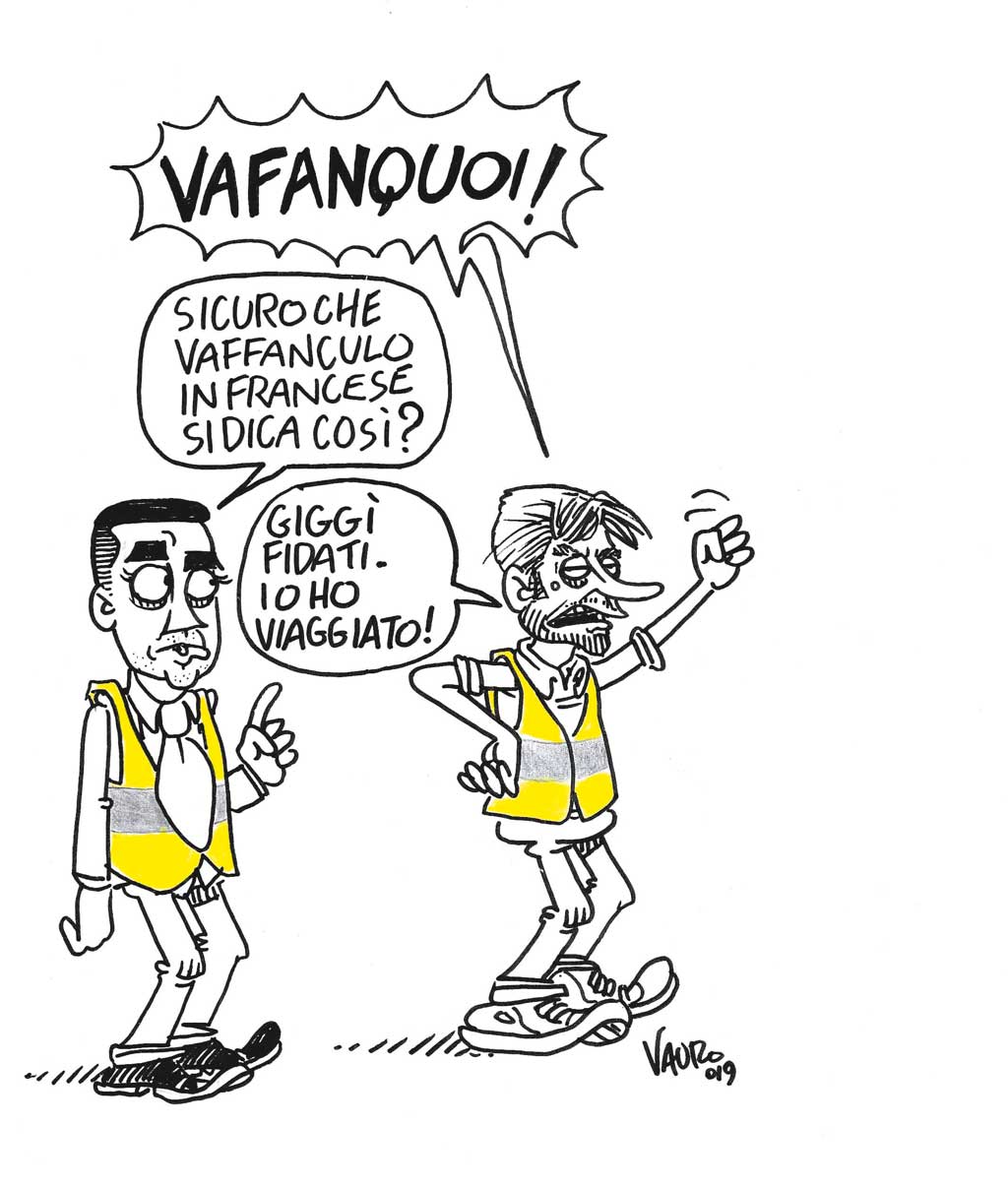 Copertina di La vignetta di Vauro