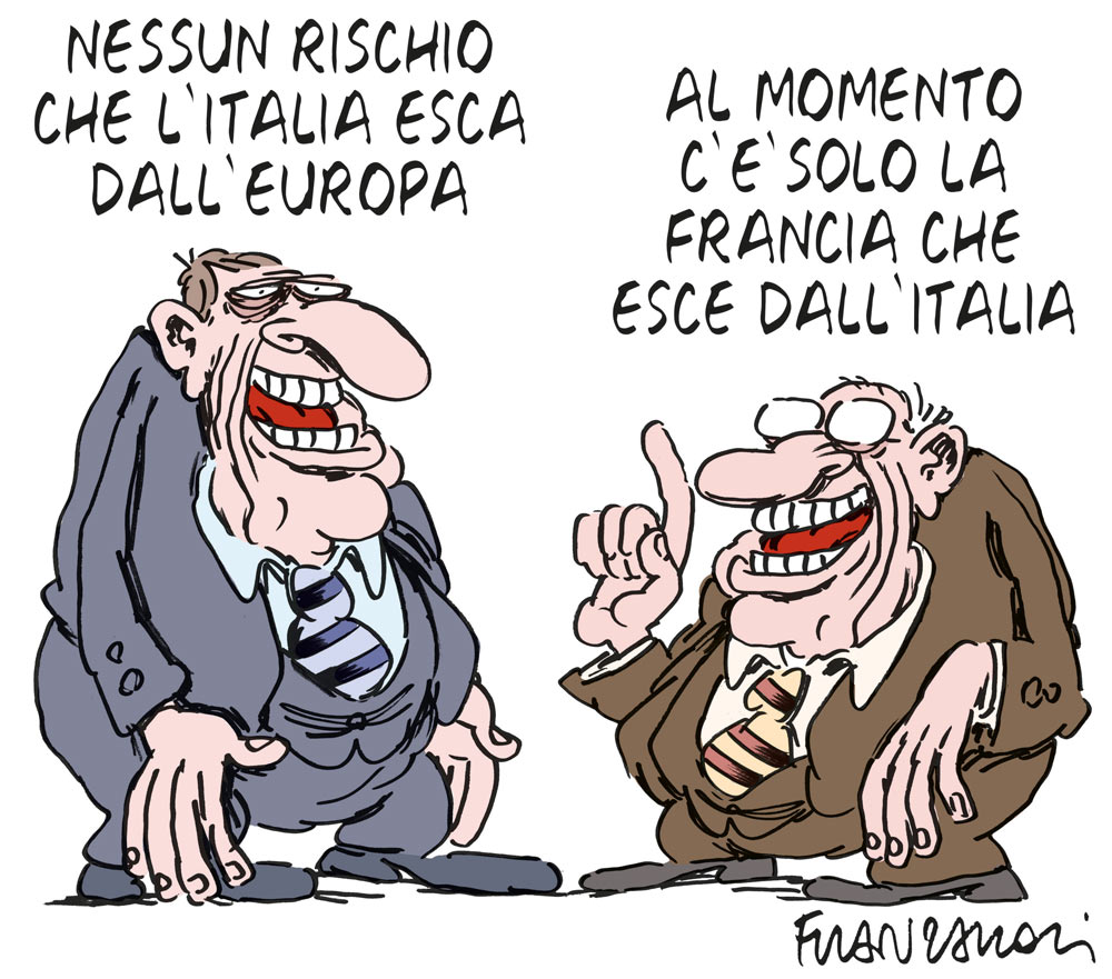 Copertina di La vignetta di Franzaroli