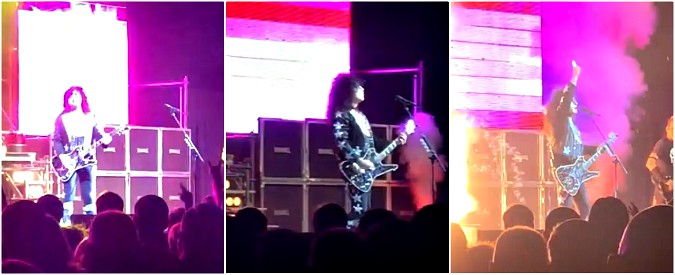 Copertina di Quando niente può fermare il rock and roll: l’incidente sul palco è “esplosivo” ma il cantante non fa una piega