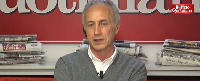 Copertina di Tav, Travaglio: “Analisi costi-benefici? Chi la contesta senza smontare un solo calcolo fa come i No Vax”