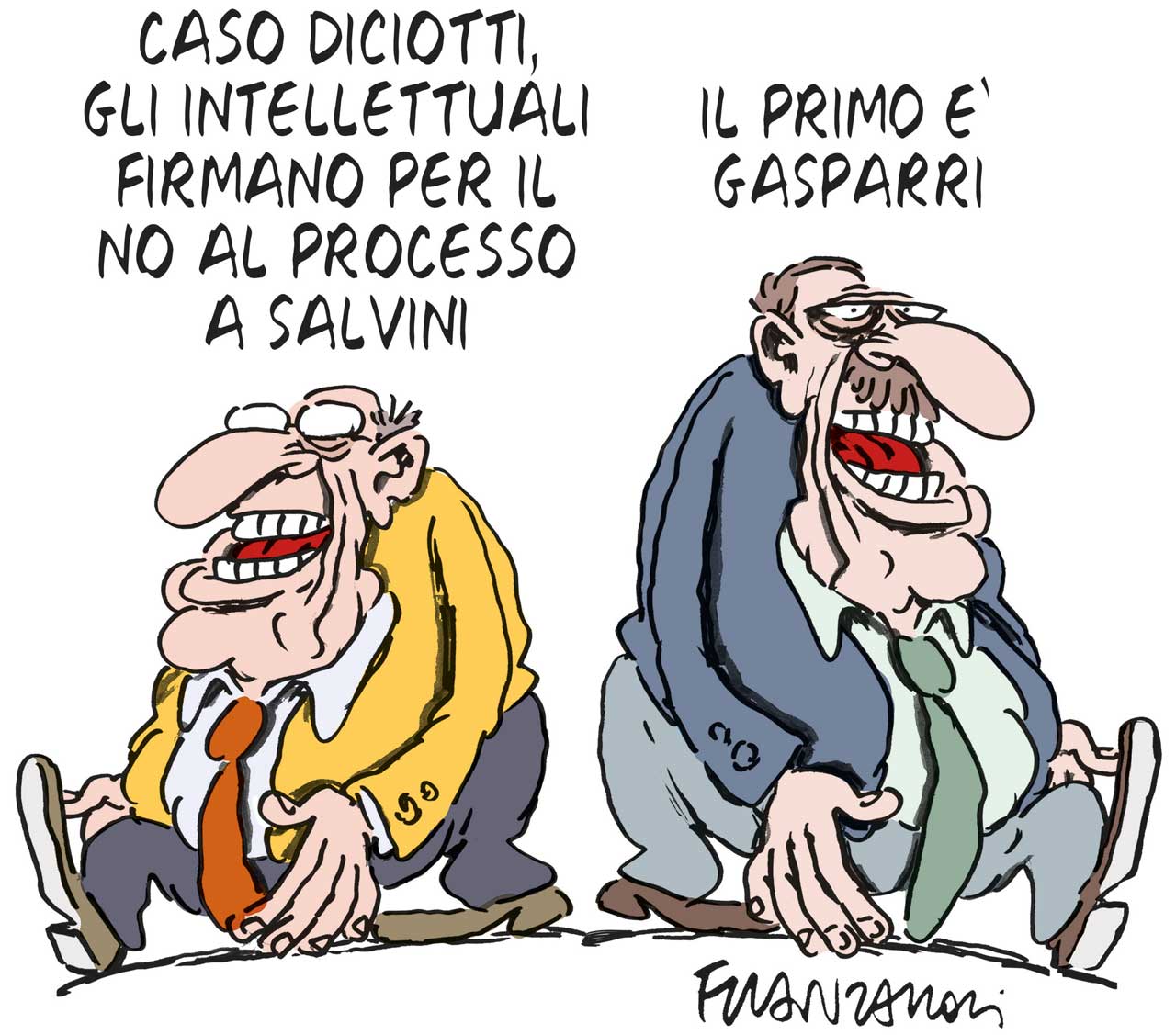 Copertina di La vignetta di Franzaroli