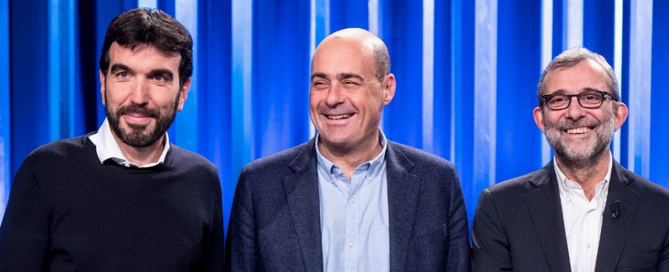 Primarie Pd, i candidati in tv su Rai Tre ma confronto non c’è: Martina, Zingaretti e Giachetti intervistati separatamente