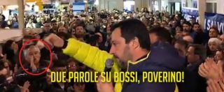 Copertina di Alghero, l’elettore sardo a Salvini: “Matteo, due parole su Bossi!”. Ma il ministro lascia il palco e se ne va