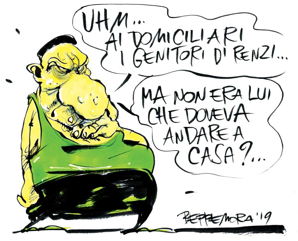 Copertina di La vignetta di Beppe Mora