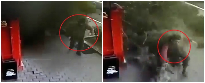 Copertina di Maltempo a Cosenza, il vento sradica un albero che colpisce un passante: il momento dell’incidente