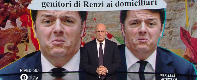 Copertina di Crozza critica Pd e sinistra: “Non parla di diritti e lavoro da anni. Salario minimo? Un tabù”. Poi la battuta su Renzi