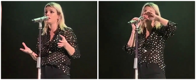 Copertina di Emma Marrone risponde dal palco agli insulti: “Non sarò mai come voi”. Poi si commuove: “I miei genitori li hanno letti…”