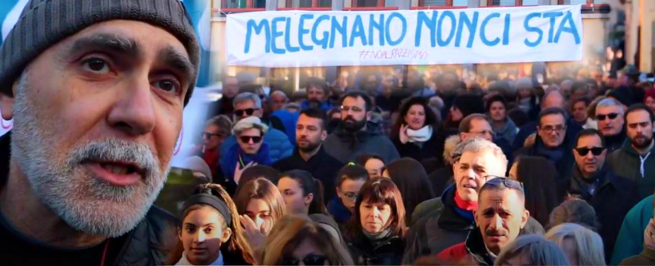 Copertina di Melegnano, il corteo di solidarietà alla famiglia di Bakary per le scritte razziste. Il padre: “Ostilità causata dal governo”