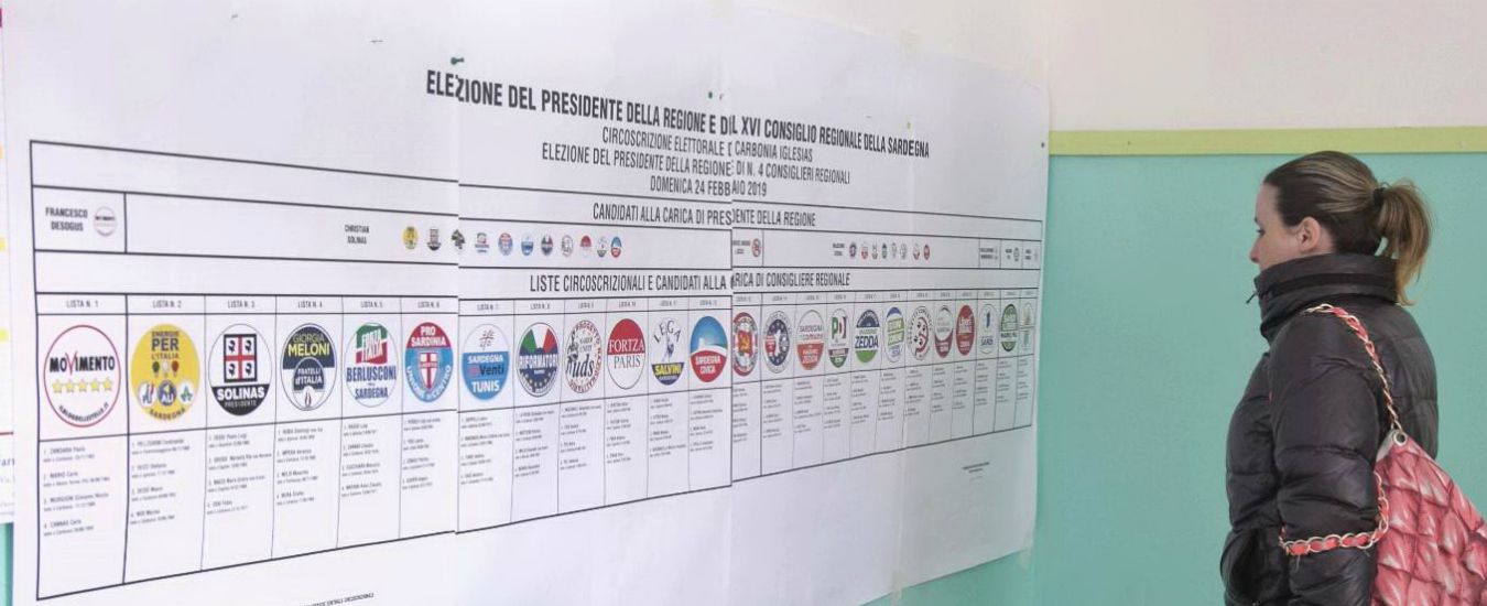 Elezioni Sardegna, alle 19 affluenza al 43,78. Salvini rompe il