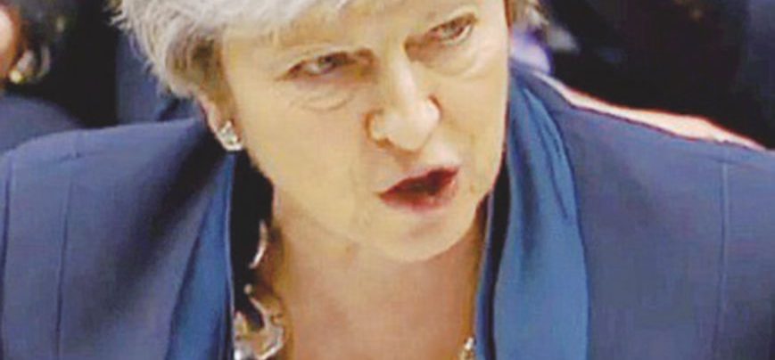 La premier - Theresa May - Ansa La strategia della lumaca Theresa May diluisce il voto su Brexit purché si faccia