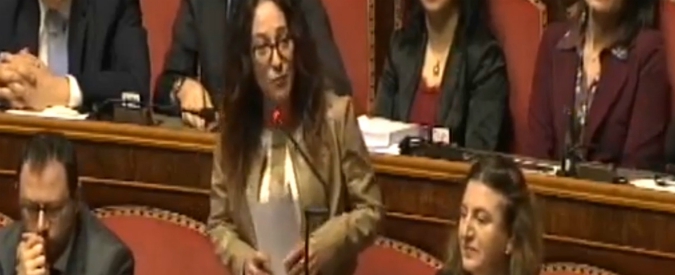 Copertina di Taverna ai senatori di FI: “Orgogliosi che Di Maio facesse lo steward. Lui è incensurato, invece il vostro capo politico…”