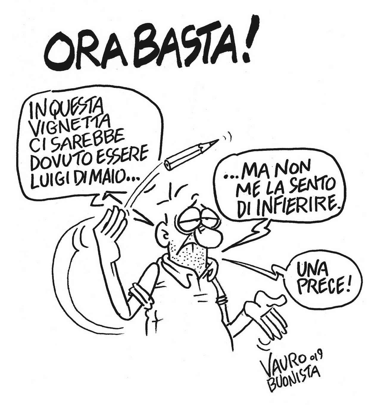 Copertina di la Vignetta di Vauro