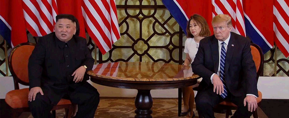 Vertice Trump-Kim finisce senza accordo. Presidente Usa: “Firma non era buona cosa. No a richiesta di togliere sanzioni”