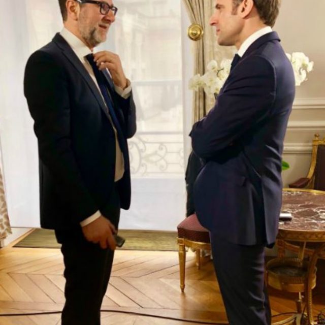 Che Tempo Che Fa, il presidente francese Macron ospite di Fabio Fazio
