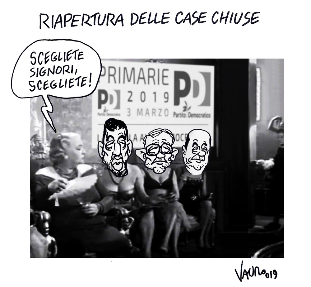 Copertina di La vignetta di Vauro