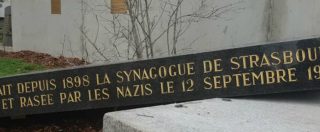Copertina di Strasburgo, profanata la stele per commemorare la sinagoga incendiata dai nazisti nel 1940