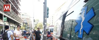 Copertina di Incidente metro verde Milano: un ferito grave, vari contusi. Pendolari bloccati