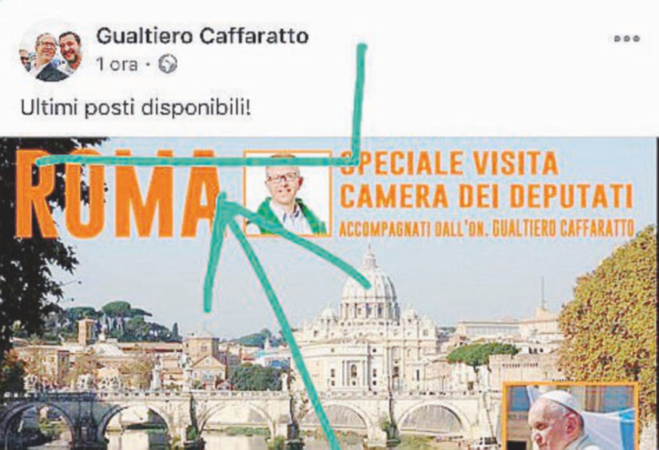 Il deputato leghista che fa da guida alle bellezze di Roma