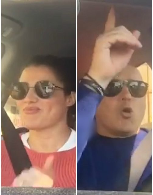 Luisa Ranieri e Luca Zingaretti, il ballo in auto sulle note di “Rolls Royce” fa scatenare le figlie. E il video conquista tutti