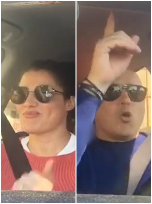 Copertina di Luisa Ranieri e Luca Zingaretti, il ballo in auto sulle note di “Rolls Royce” fa scatenare le figlie. E il video conquista tutti