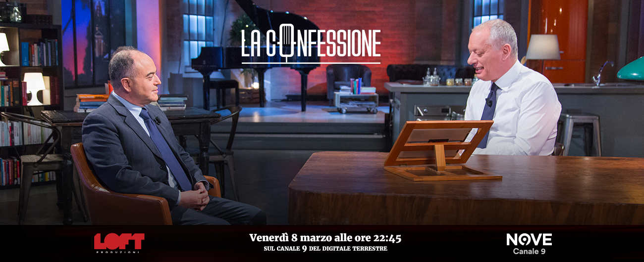 Copertina di La Confessione, Gomez a Gratteri su Nove: “Cos’è la ‘Santa’?”. “Salto di qualità della ‘ndrangheta verso potere reale”