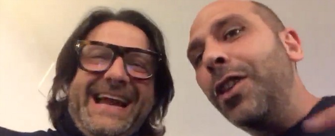 Copertina di Il presidente del Potenza Calcio Caiata incontra Checco Zalone: “Semb uno squadrone” e il comico risponde così