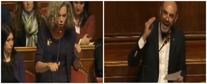 Copertina di Omofobia, Cirinnà (Pd) vs Pillon (Lega): “Diversità considerata una vergogna”. “Esperimenti sui nostri figli, vomitevole!”