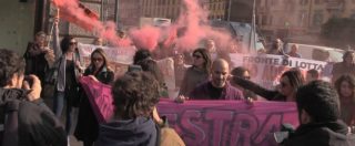Copertina di Milano, attiviste in piazza contro la violenza di genere: “Salvini e Pillon due anelli della stessa catena”